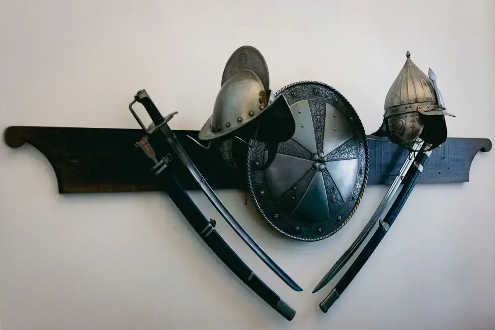 Non-metallic metal sword painting